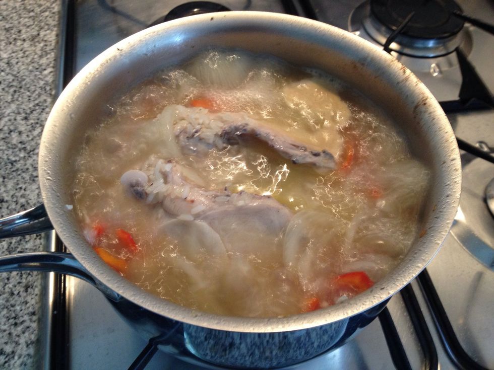 add some more sea salt at taste and then boil everything for a while