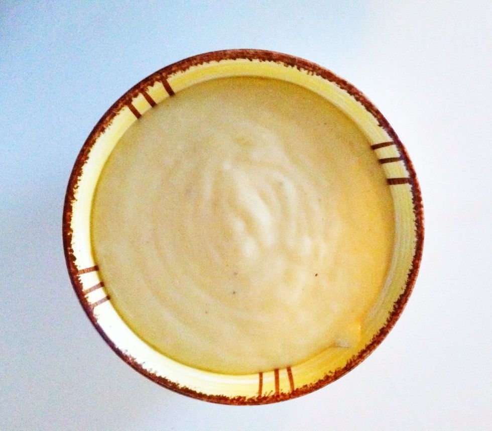 Add some mozzarella cheese sauce for creaminess.  https://snapguide.com/guides/make-a-mozzarella-cheese-sauce/