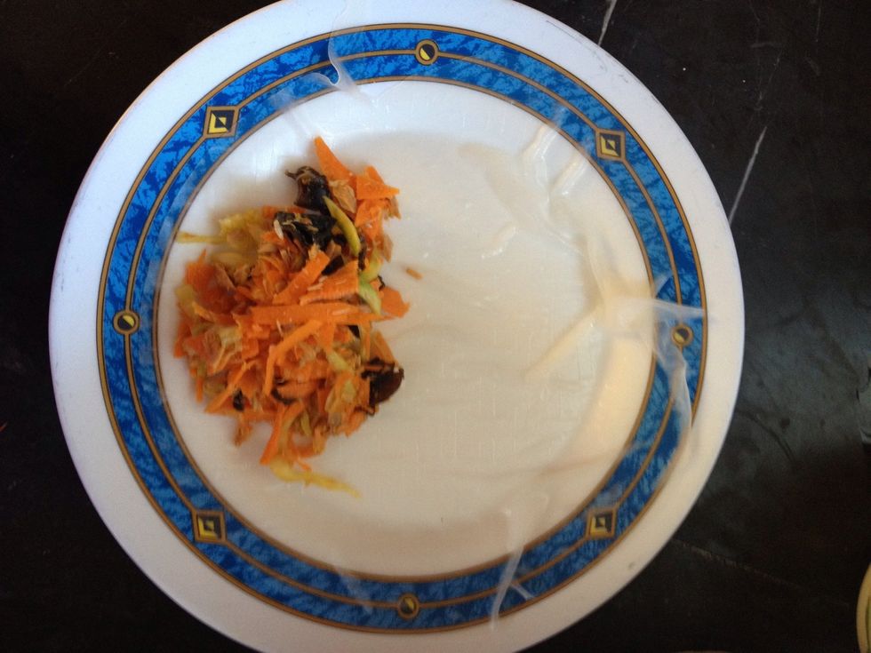 Add some of the mixture