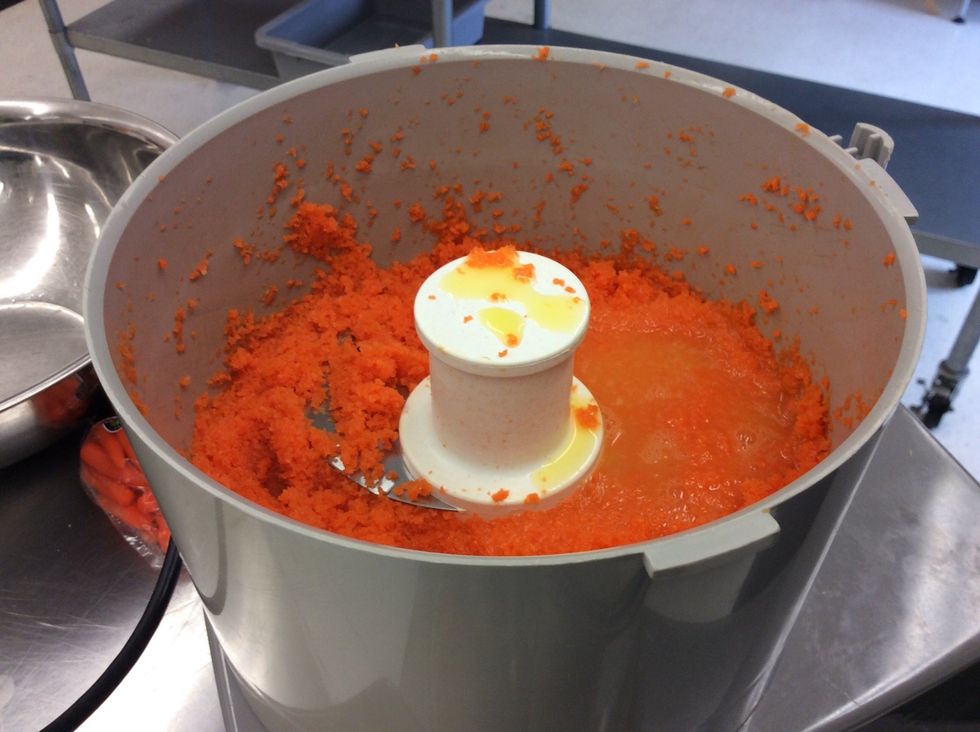 Add some of the orange juice as a water base