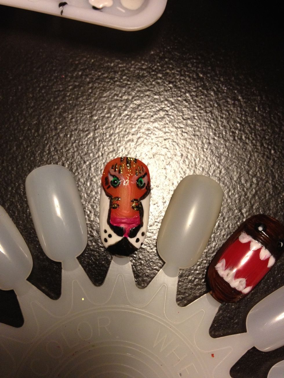 Add some orange glitter