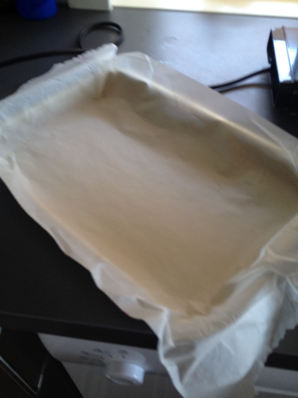 Add some paper to the pan