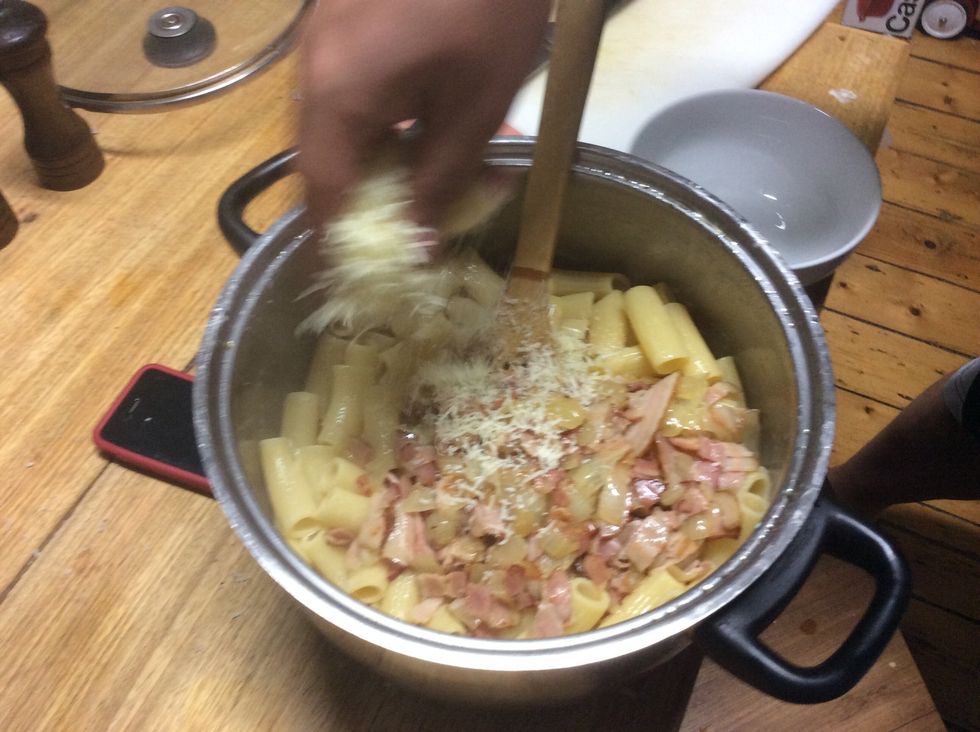 Add some Parmesan cheese ontop