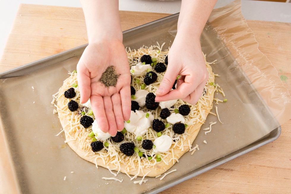 Add some pepper to taste and then transfer it to the oven.