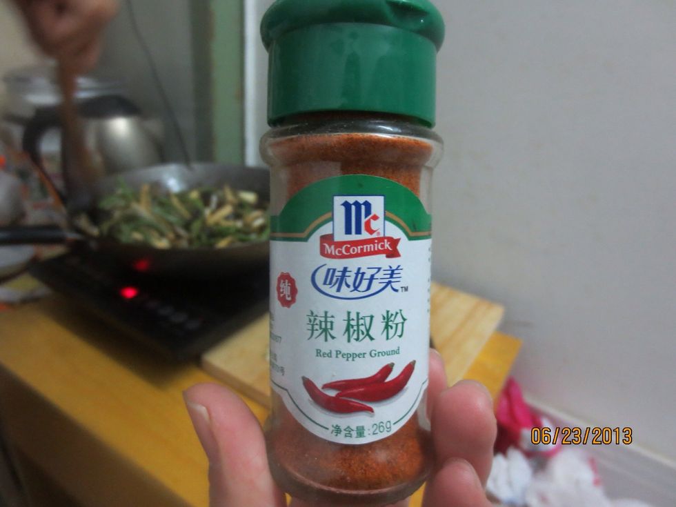 Add some red pepper to add fire