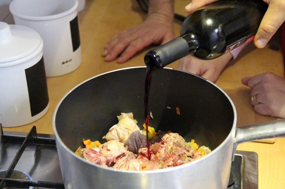 Add some red wine