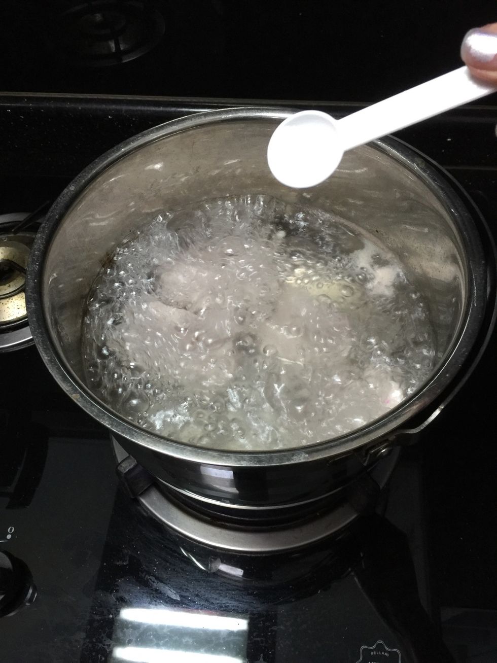 Add some salt and let it simmer for 10 minutes.