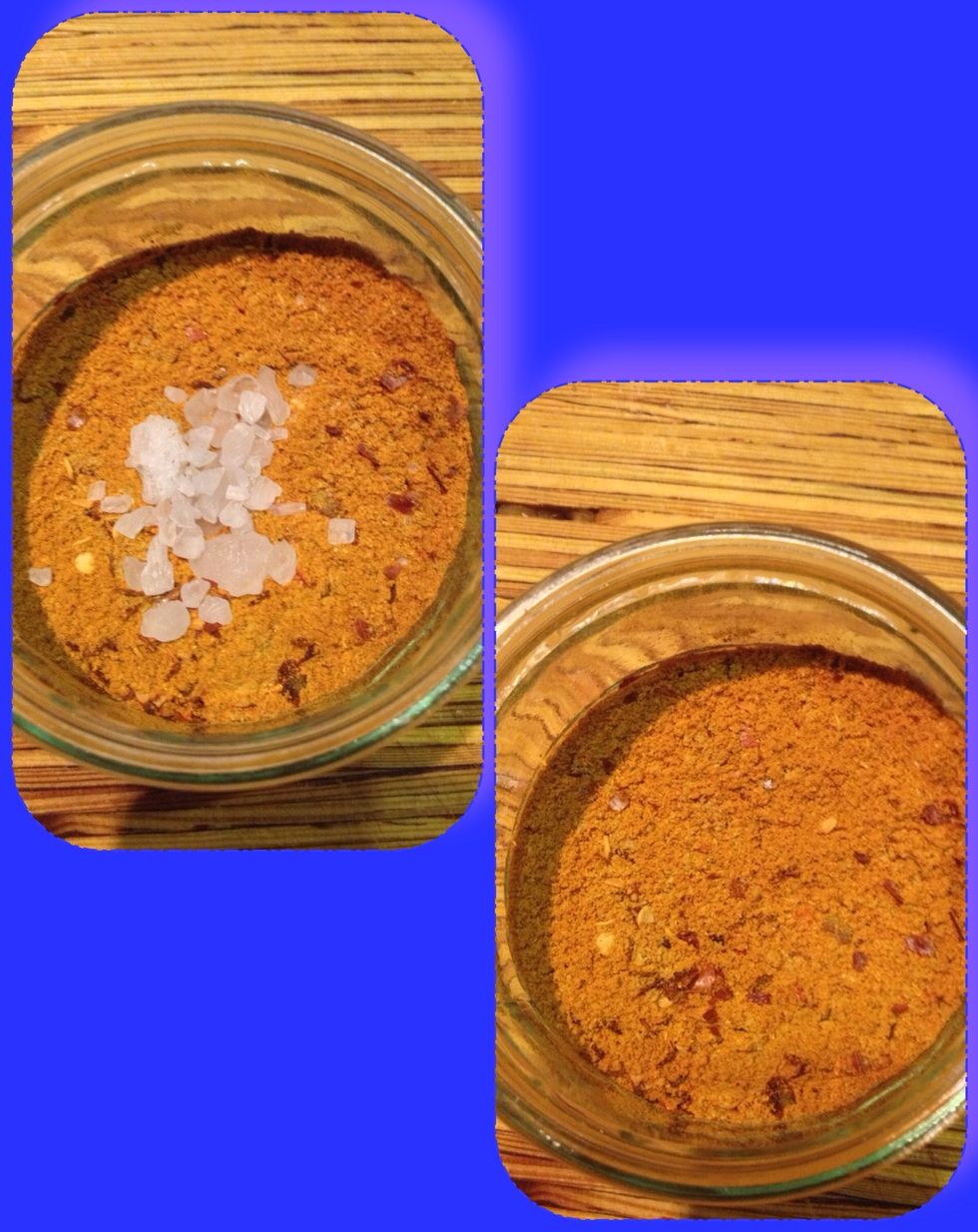Add some salt and mix