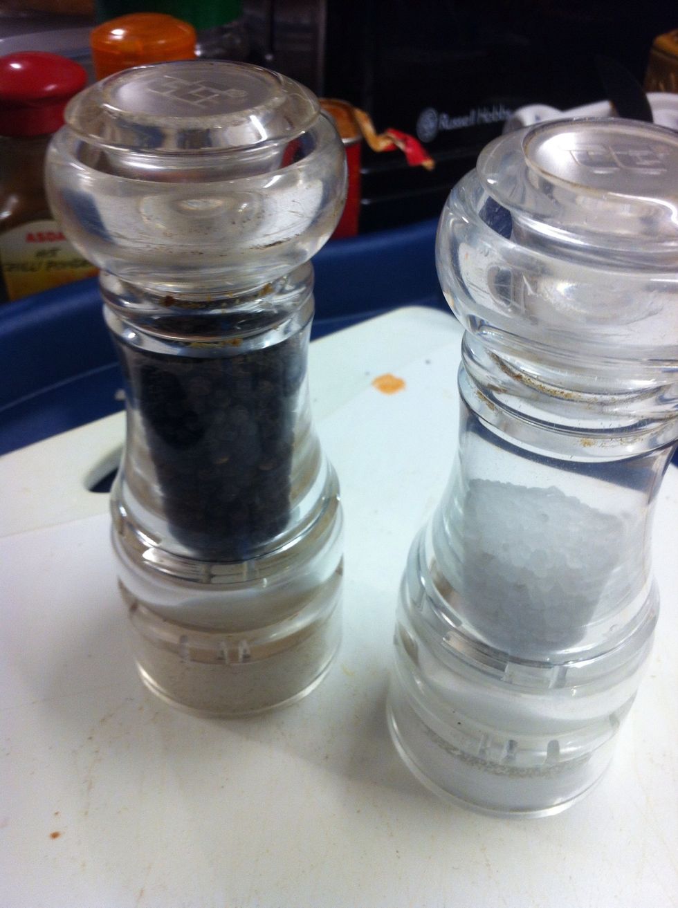 Add some salt and peppers. Taste after adding salt. I like my food have salt cause it bring the taste of the food. You can also add salt whenever you want when you serve the food.