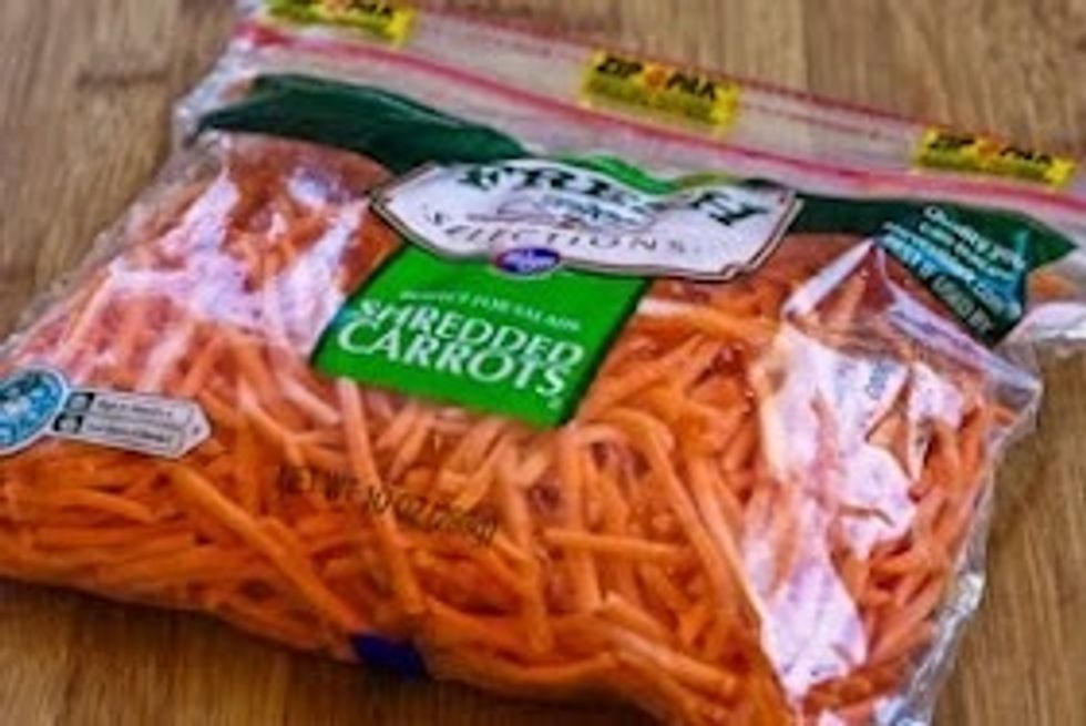 Add some shredded carrots