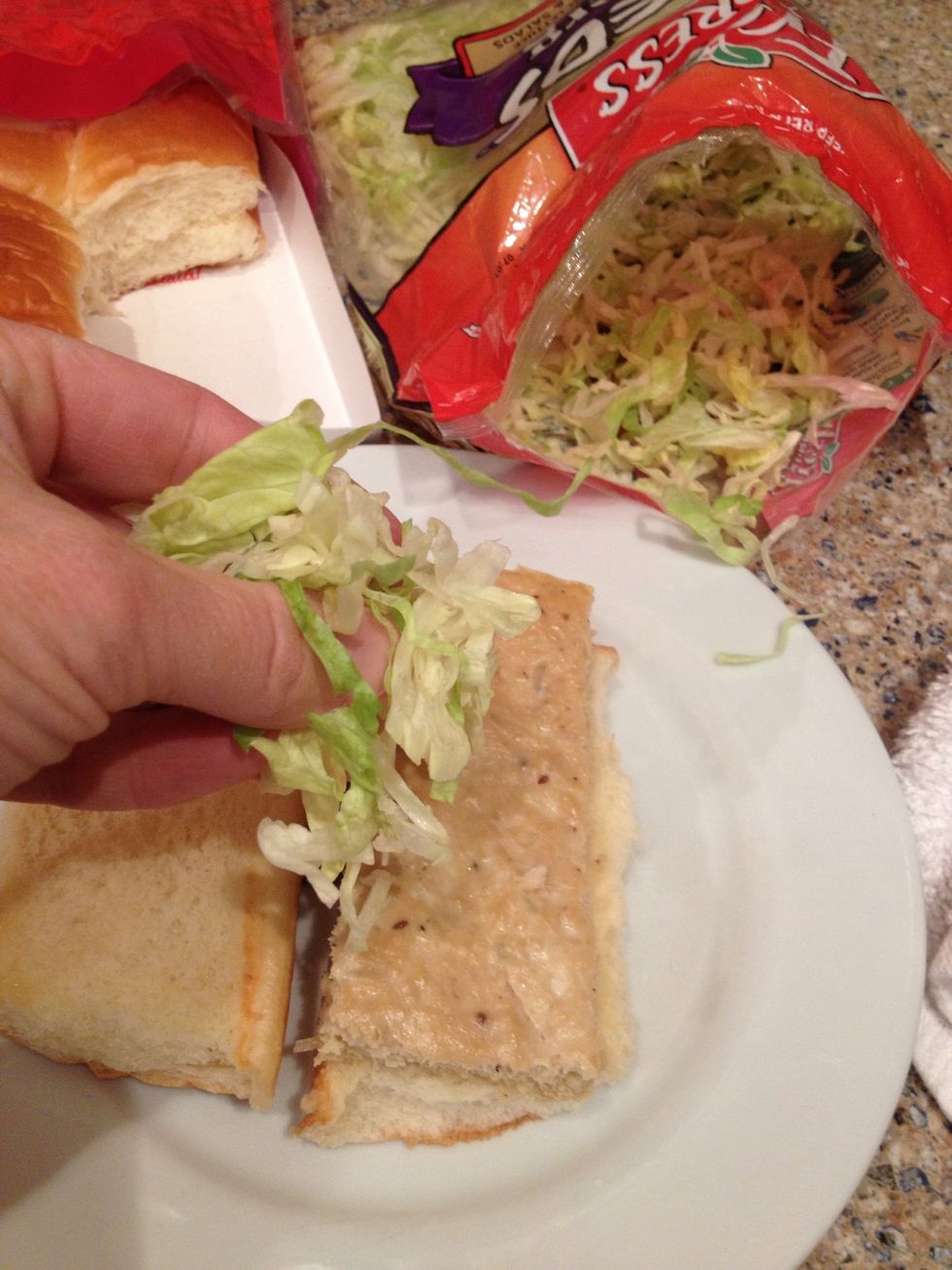 Add some shredded lettuce..,