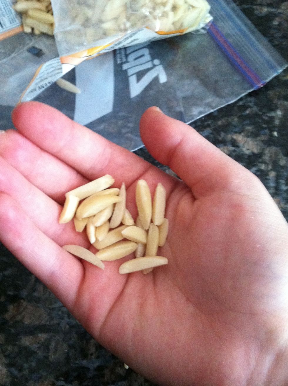 Add some slivered almonds for protein!