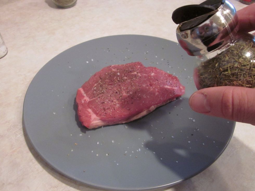 Add some Thyme.... Not time.... Thyme.... Like the spice. Also add the rosemary... Again it's the spice, not someone named rosemary.