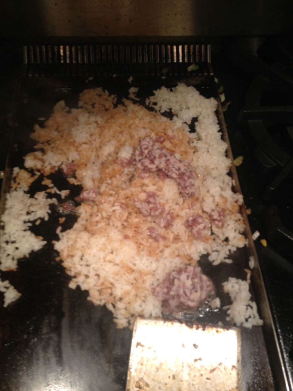 Add soy sauce and garlic butter