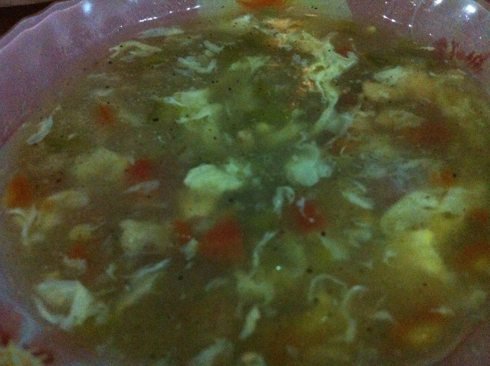 add soya sauce vinegar and red chilli sauce according to ur taste