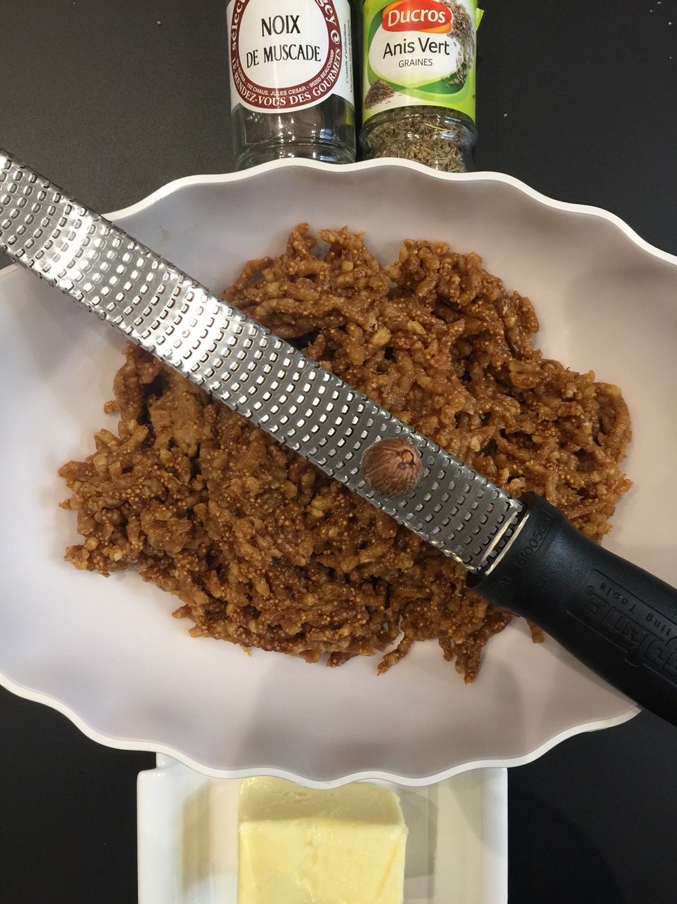 Add spices and butter