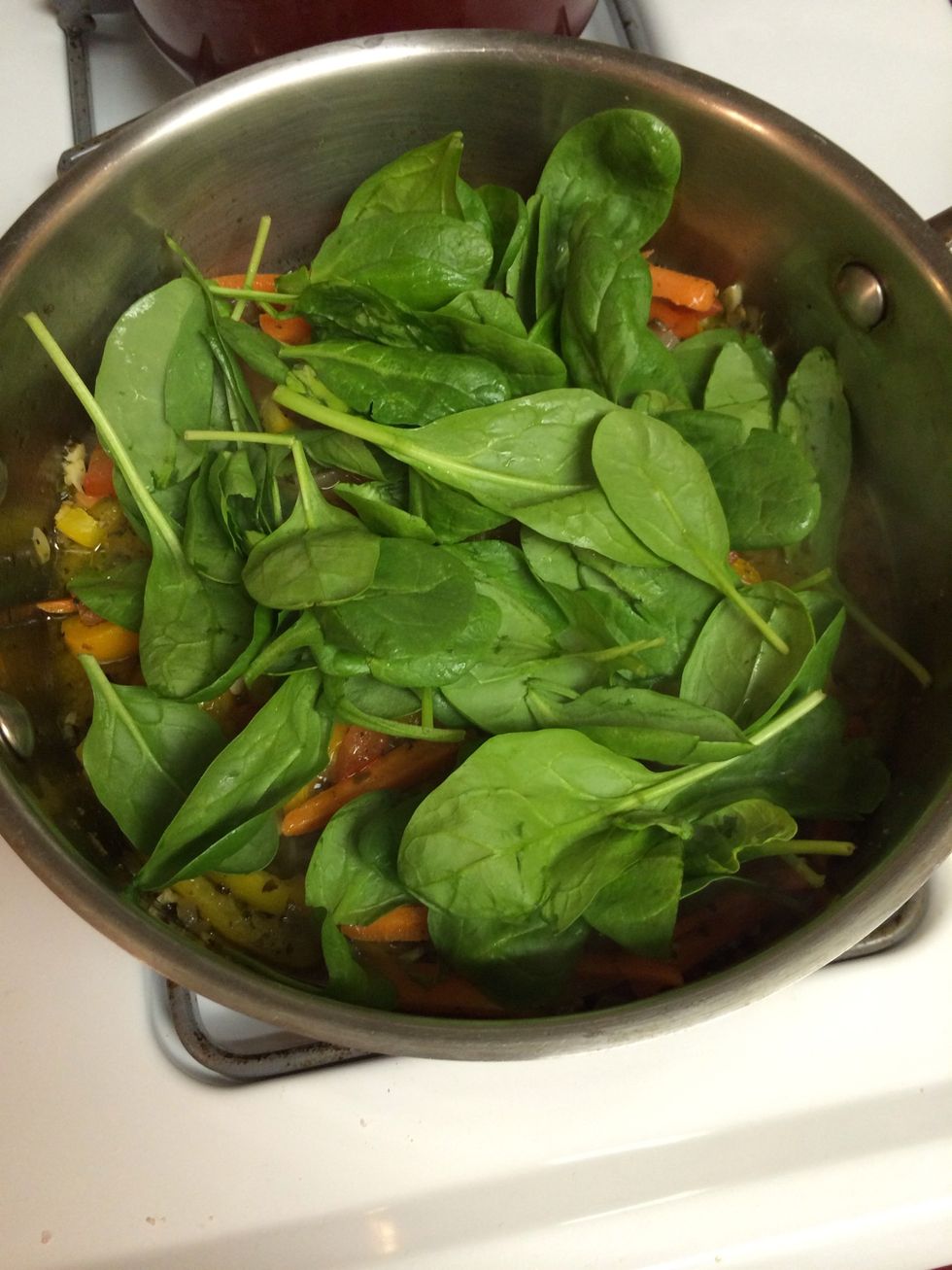 Add spinach