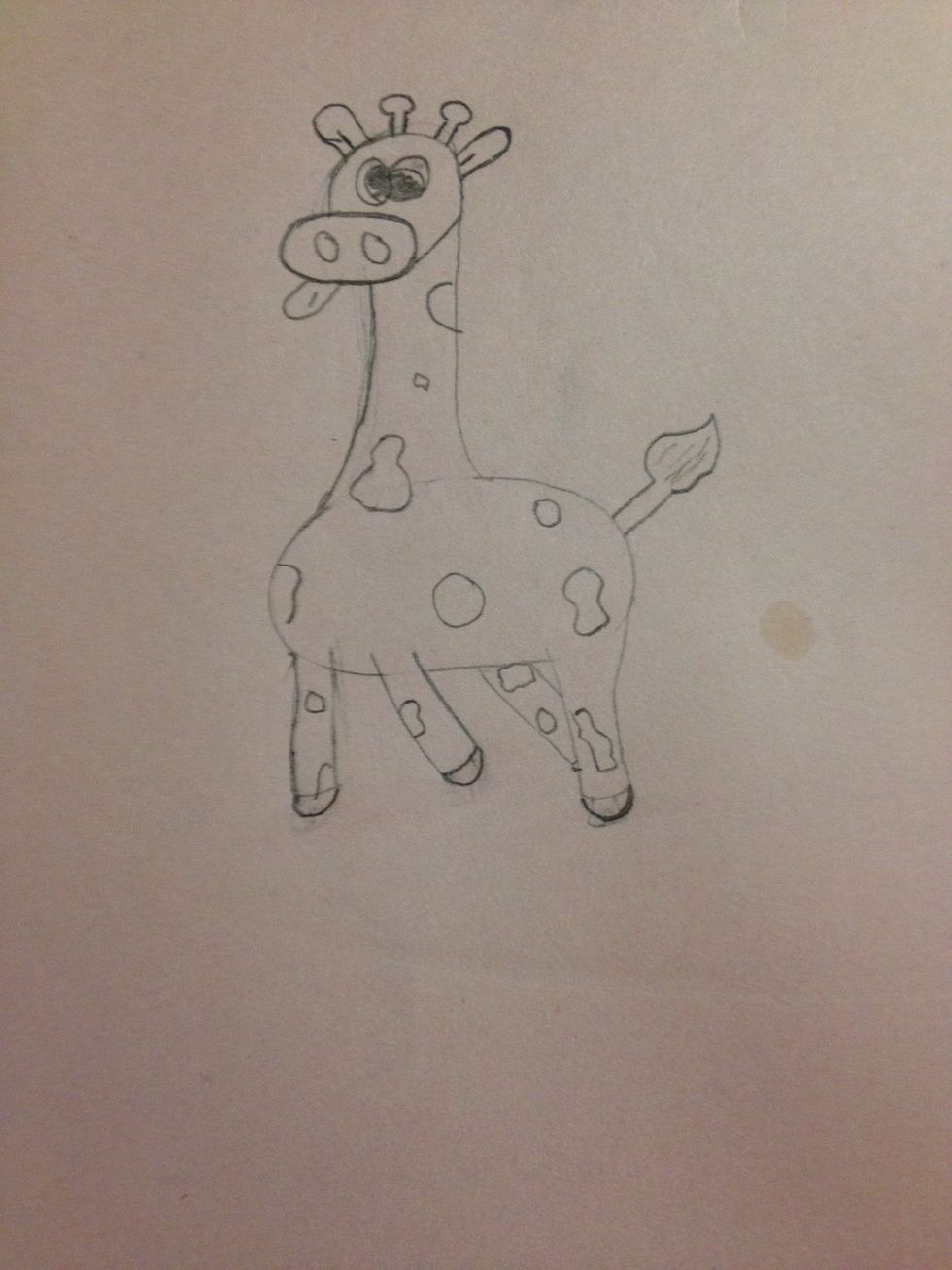 Add spots and you are done!!!!