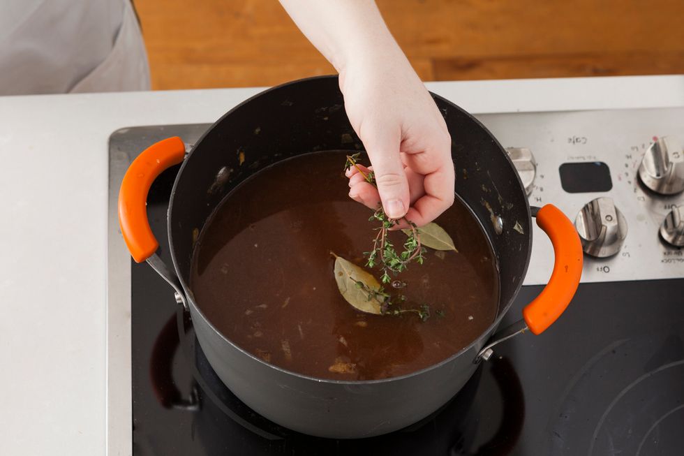 Add sprigs of thyme.