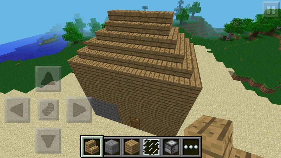 Add stairs in pattern, like so