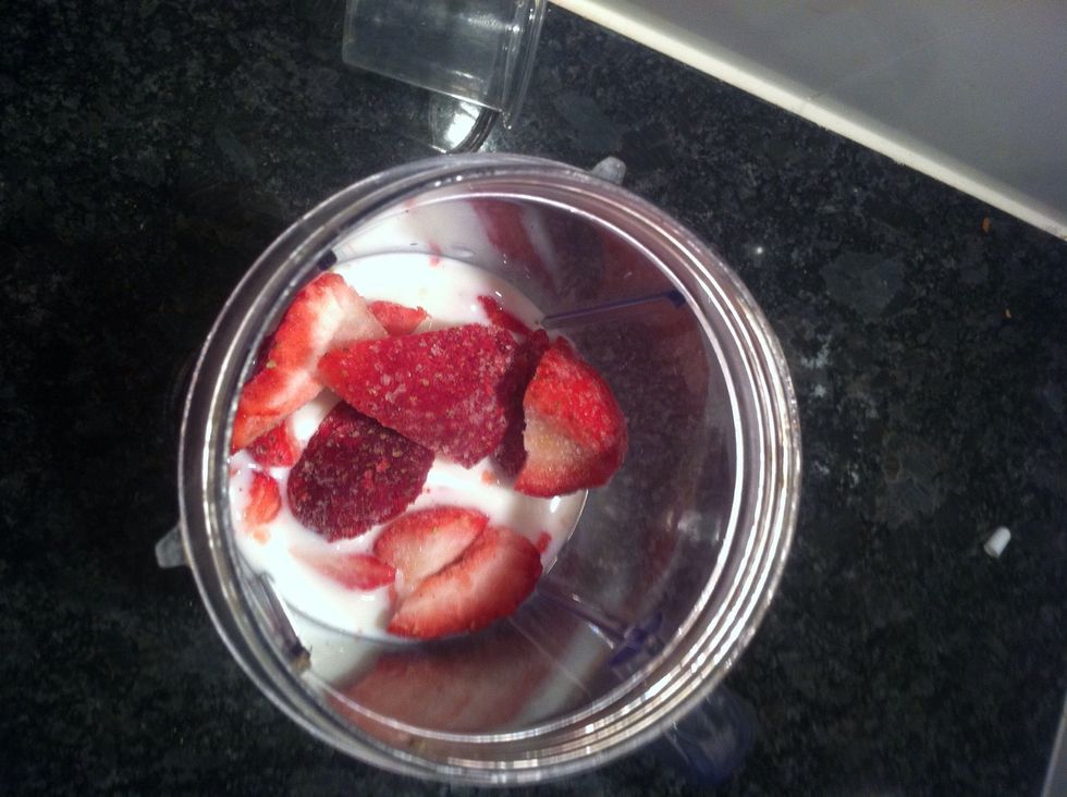 Add strawberies