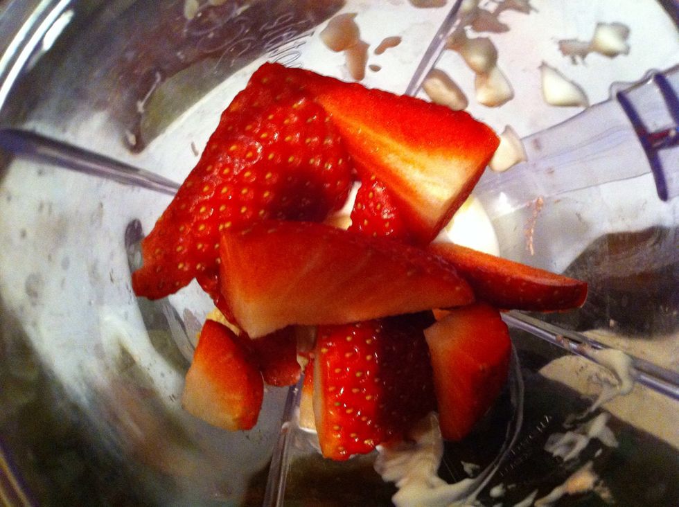 Add strawberries.