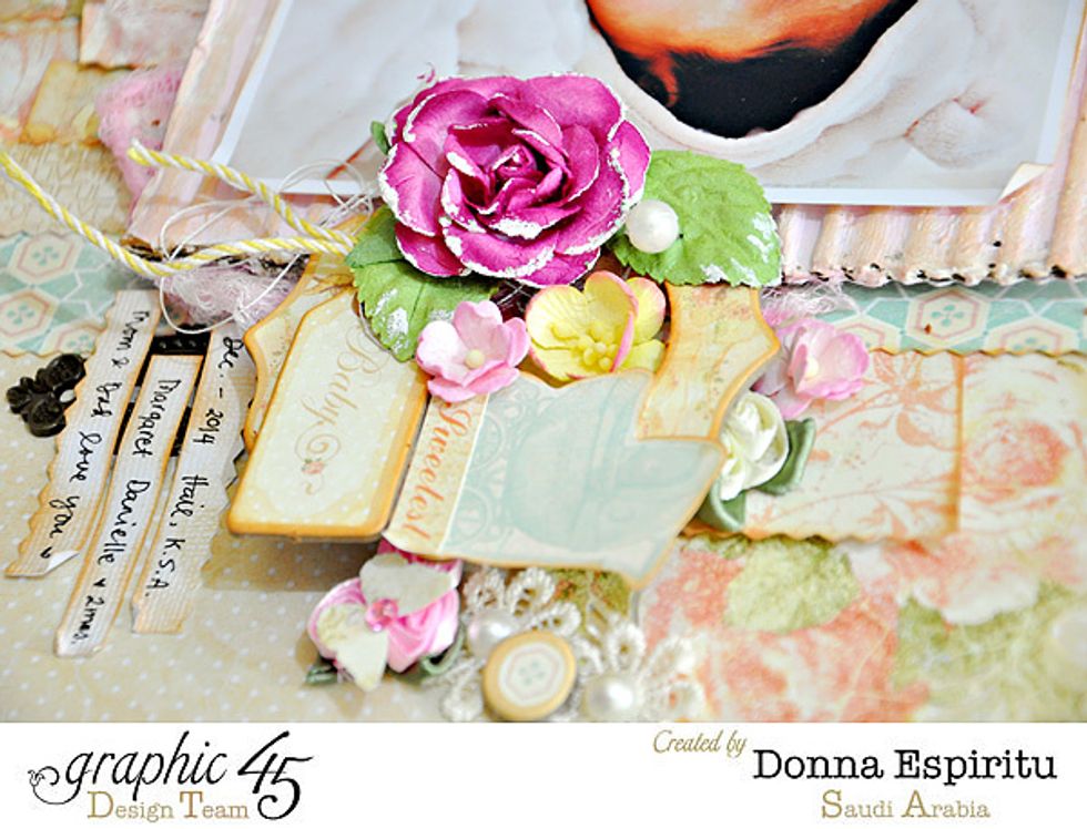 Add strings and threads for special interest. Use strips of paper for journaling.