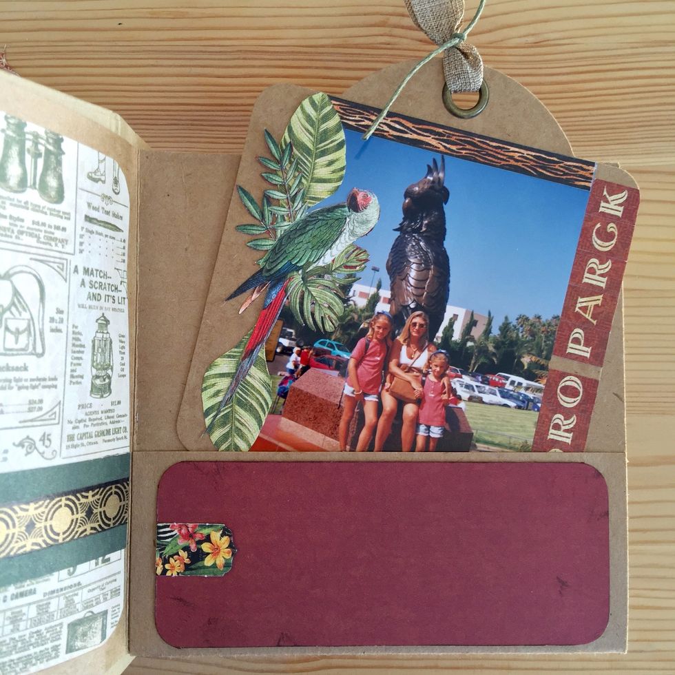 Add stripes and some embellishment like this piece of banner.