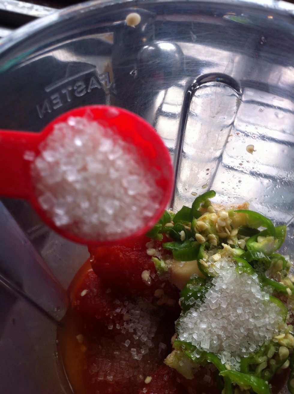 add sugar almost 6 tbsp