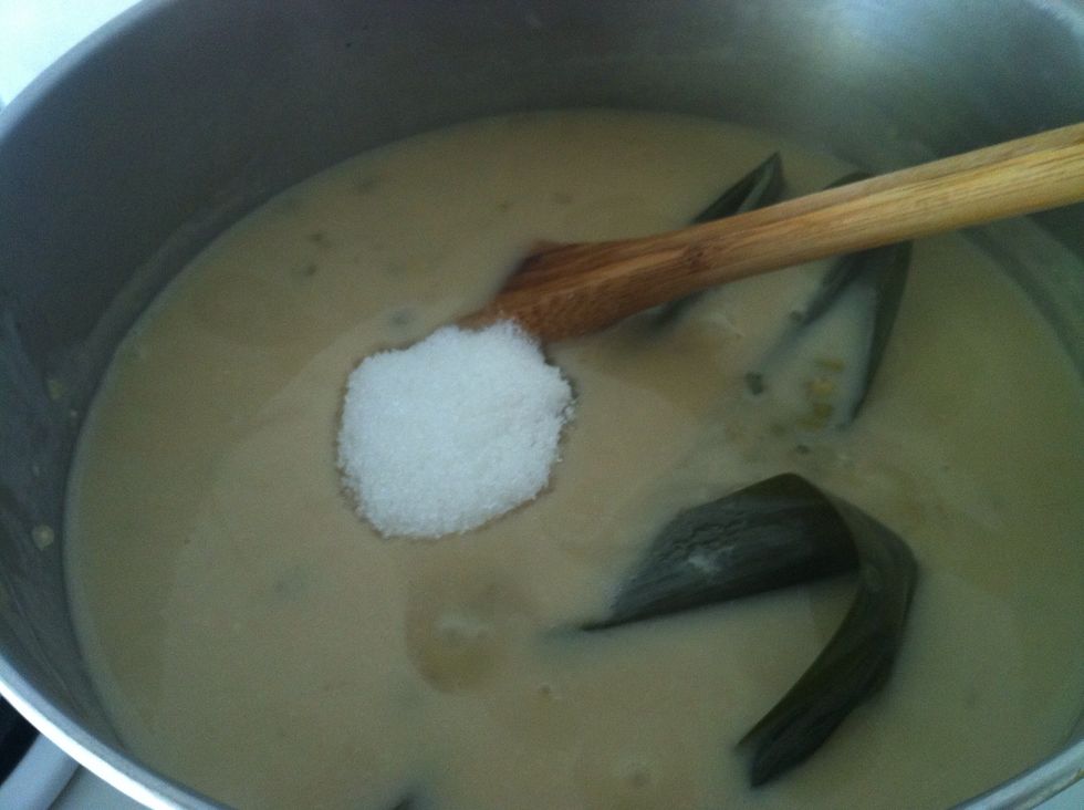 Add sugar to taste. I am adding 1/2 cup white sugar. You can adjust this to suit your taste.