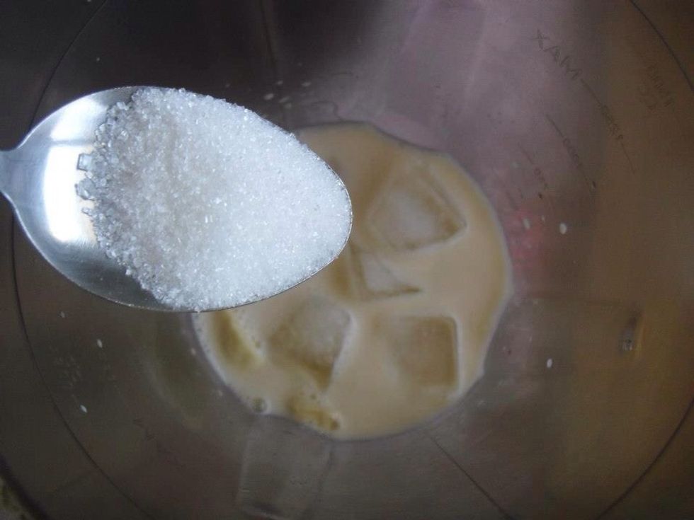 Add sugar