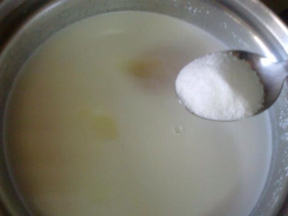 Add sugar