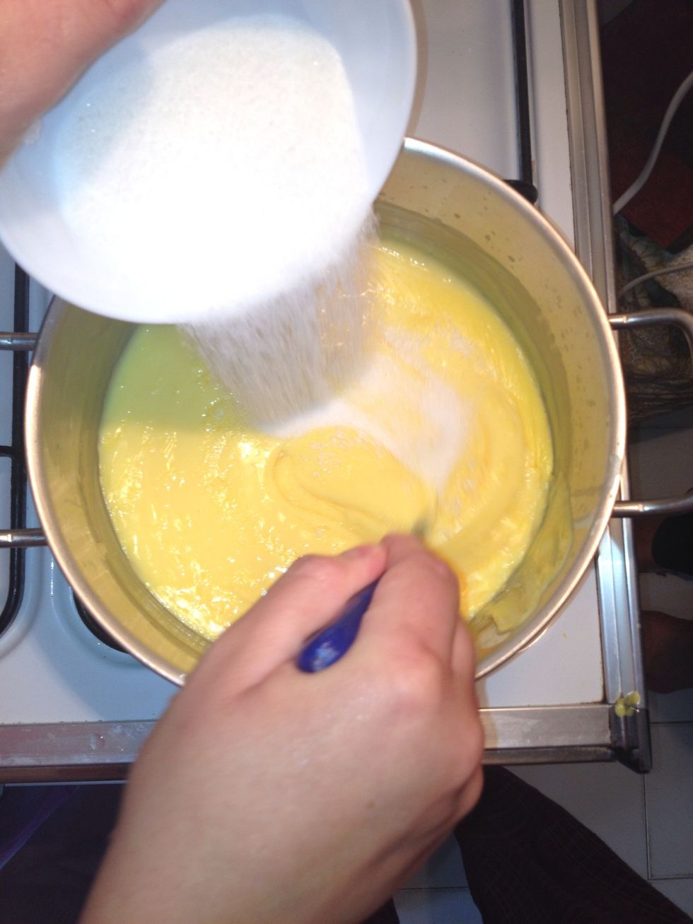 Add sugar
