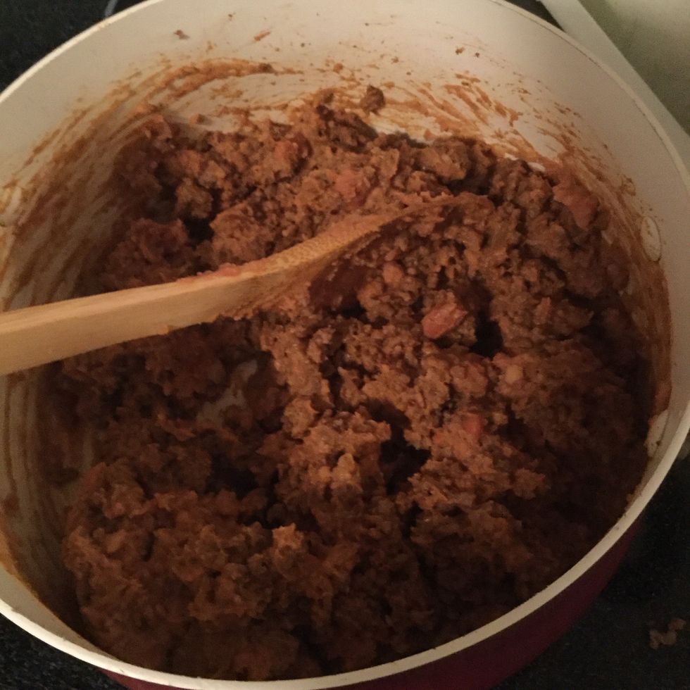 Add sum water and also more seasoning