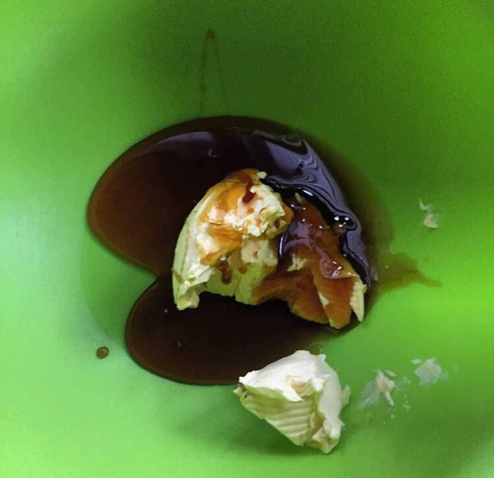 Add syrup and margarine