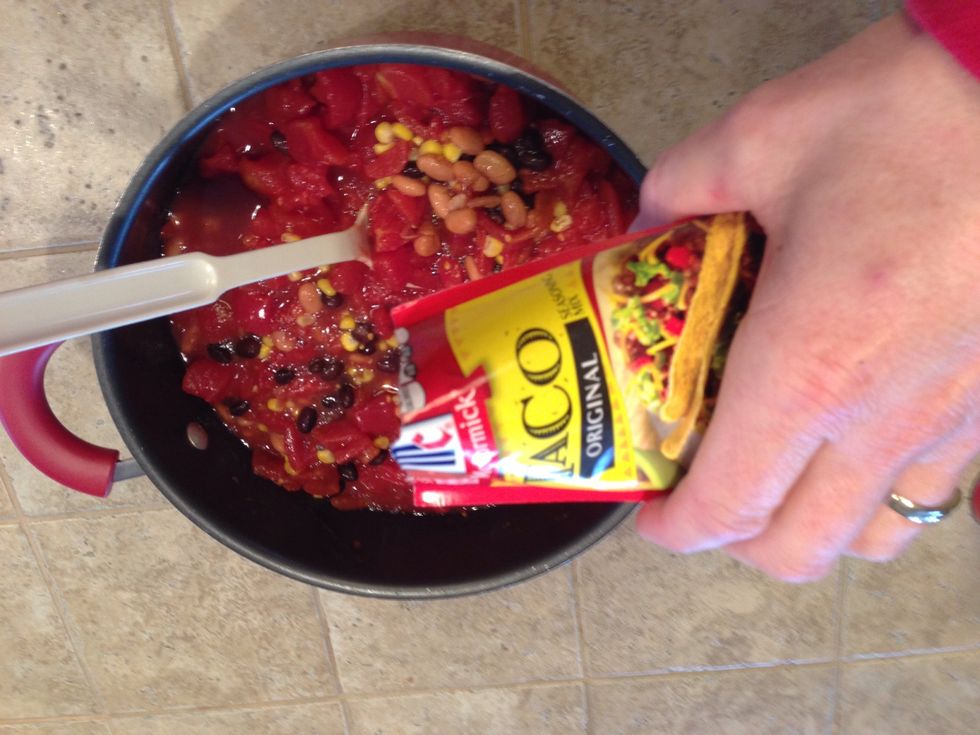 Add Taco seasoning.