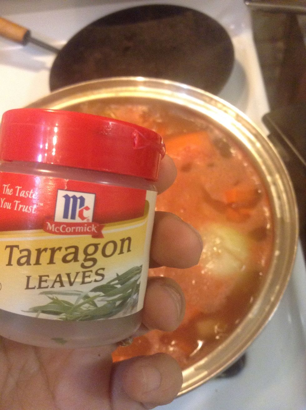 Add tarragon. VERY important. It will change the taste of your soup dramatically. Tarragon and potatoes are a match made in heaven :)