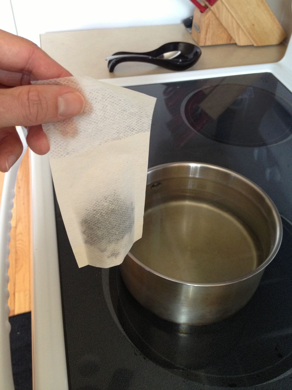 Add tea to water