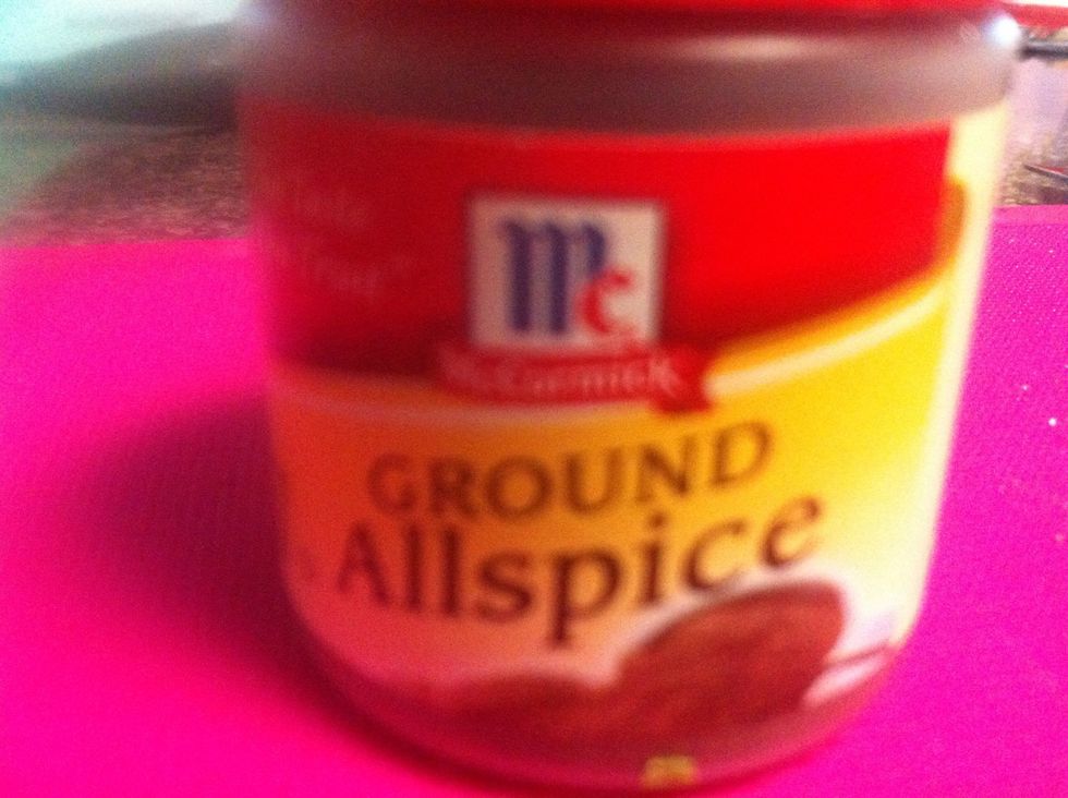 Add teaspoon for all spice to water