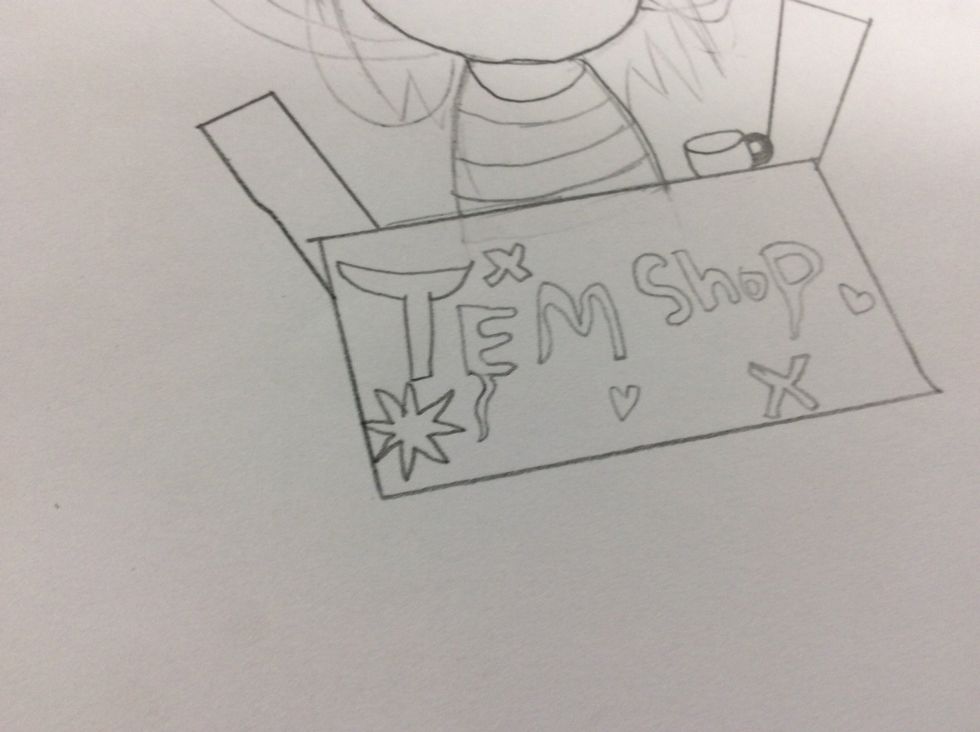 Add tem shop on the box