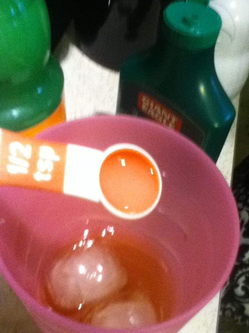 Add the 1/2 tsp. of lime juice