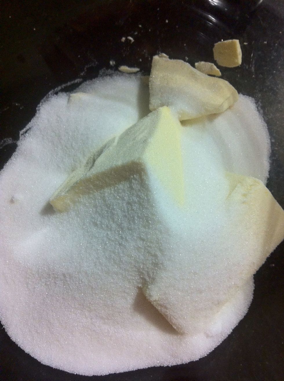 Add the 1.5 cups of sugar.