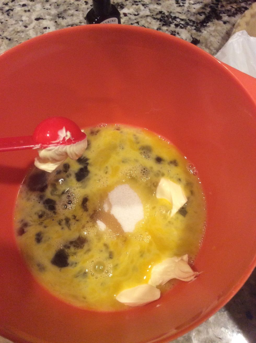 Add the 2 tablespoons of butter