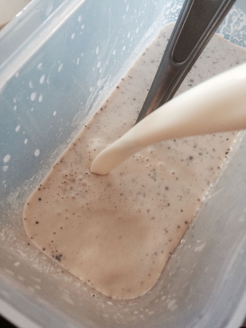 Add the 4 cups of milk
