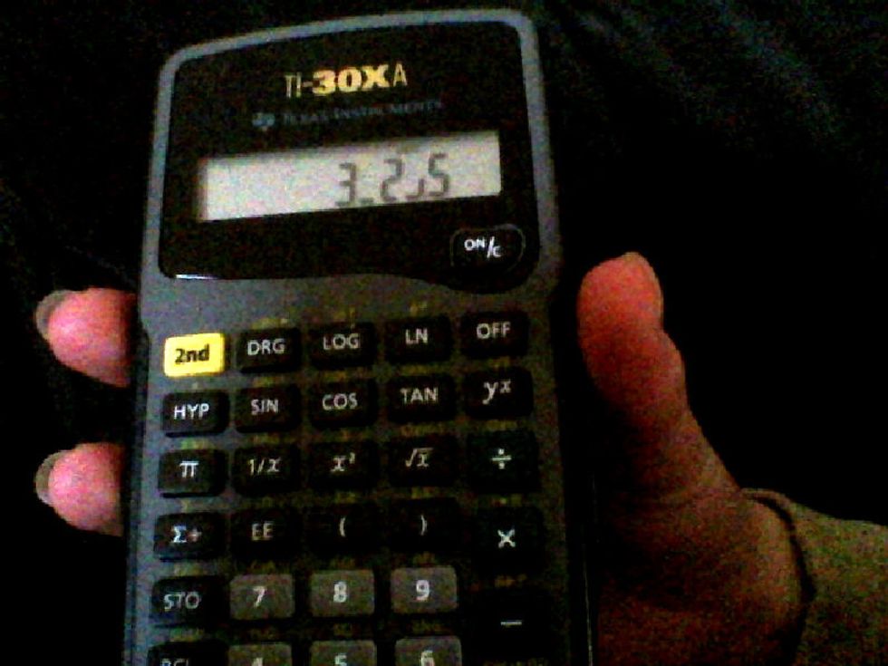 Add the 5 and you have your mixed number!