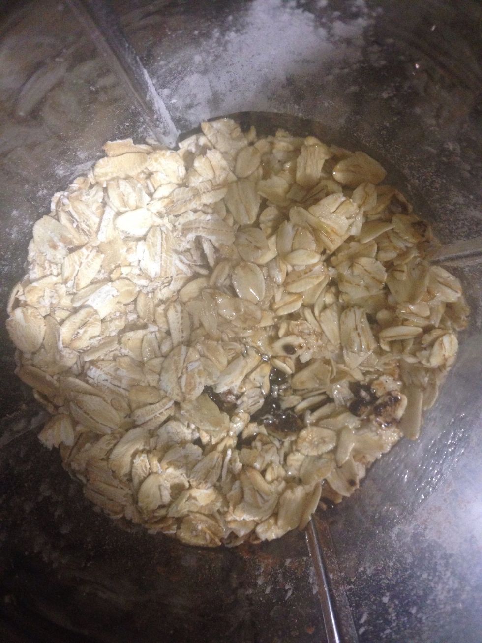 Add the agave or maple syrup and stevia. I tried honey this time :)