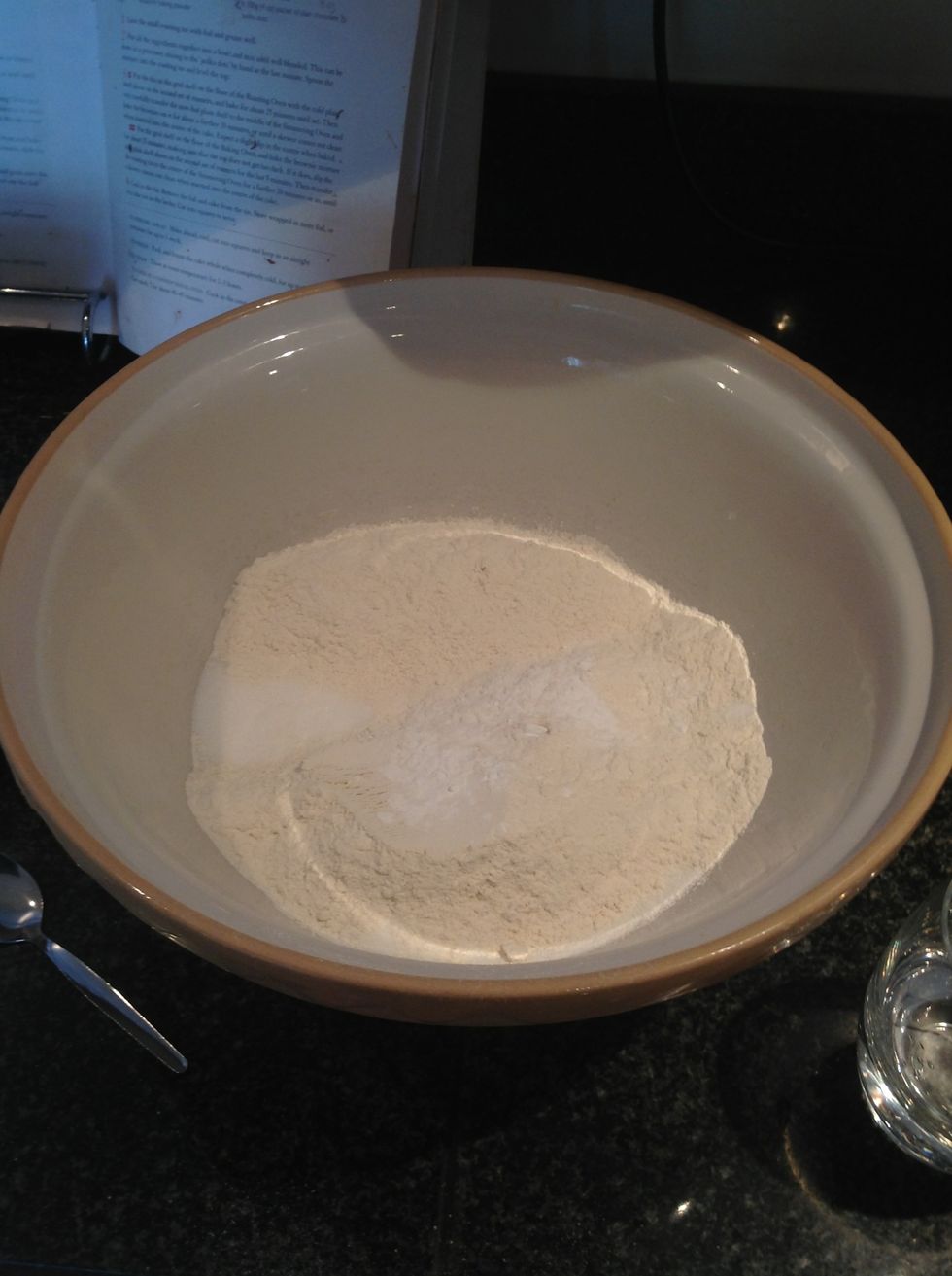 ... Add the baking powder ...