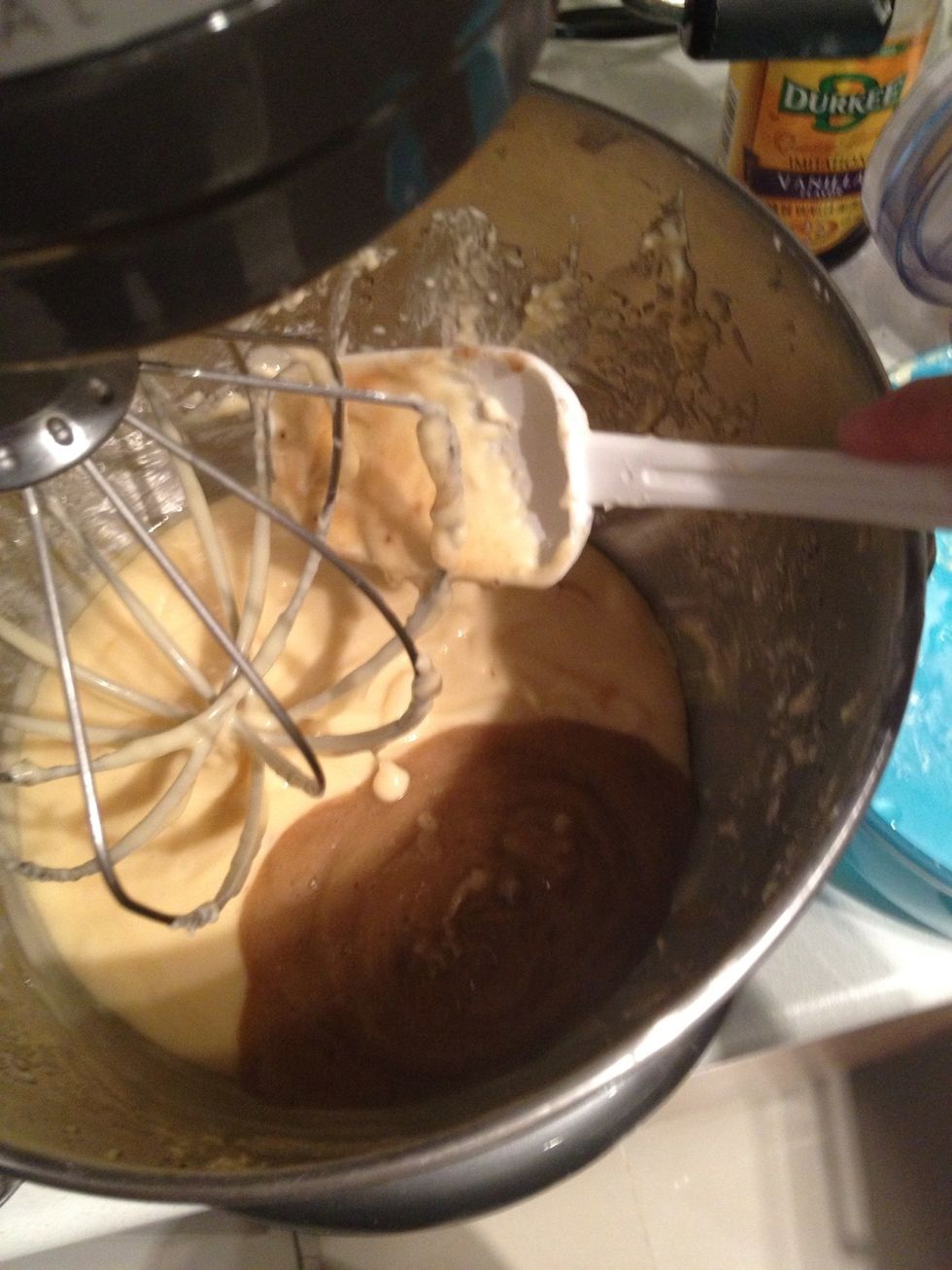 Add the banana and mix on low for 1 minute.