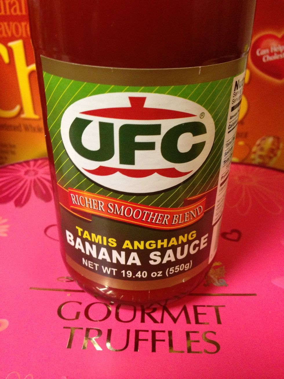 Add the banana sauce 1/2 cup