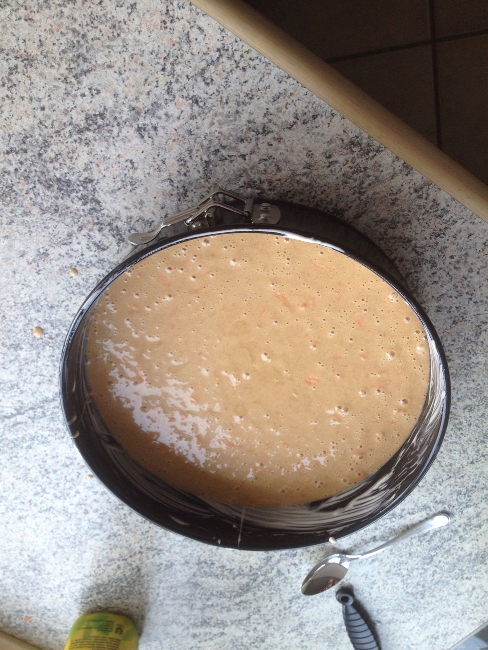 Add the batter to the form